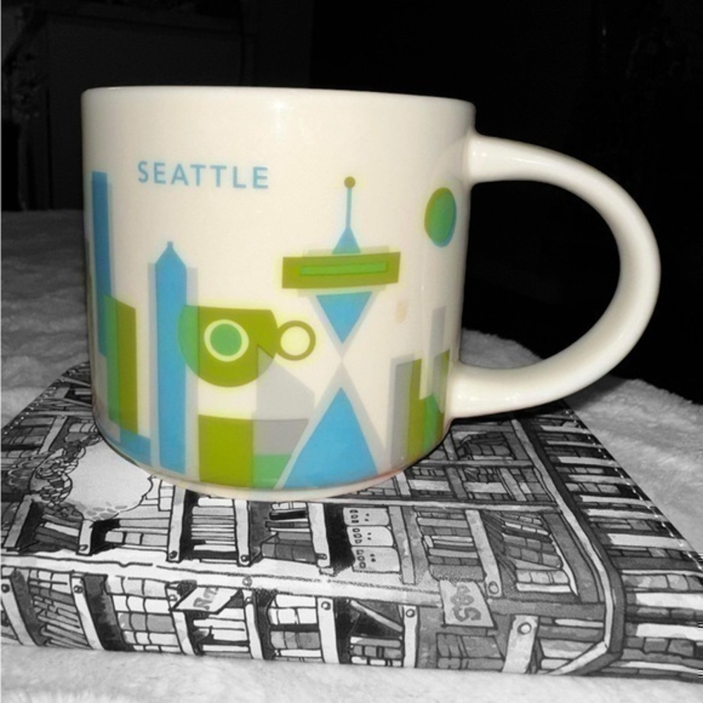 Starbucks Seattle Washington You Are Here YAH Series Collection Coffee Cup Mug